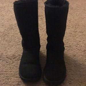 Tall black uggs!